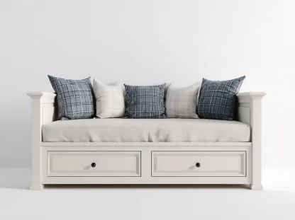 Sofás cama madera con cajones 200x92x88 cm - blanco - estilo clásico funcional-Cozymyhaus