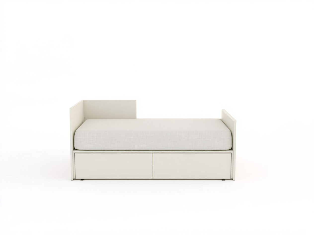 Sofás cama madera tapizado tela con cajones 200x90x80 cm - Beige - Diseño moderno-Cozymyhaus