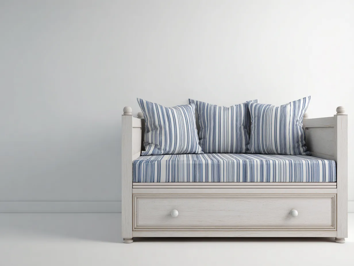 Sofás cama madera 200x90x85 cm blanco - estilo clásico con cajón de almacenamiento-Cozymyhaus