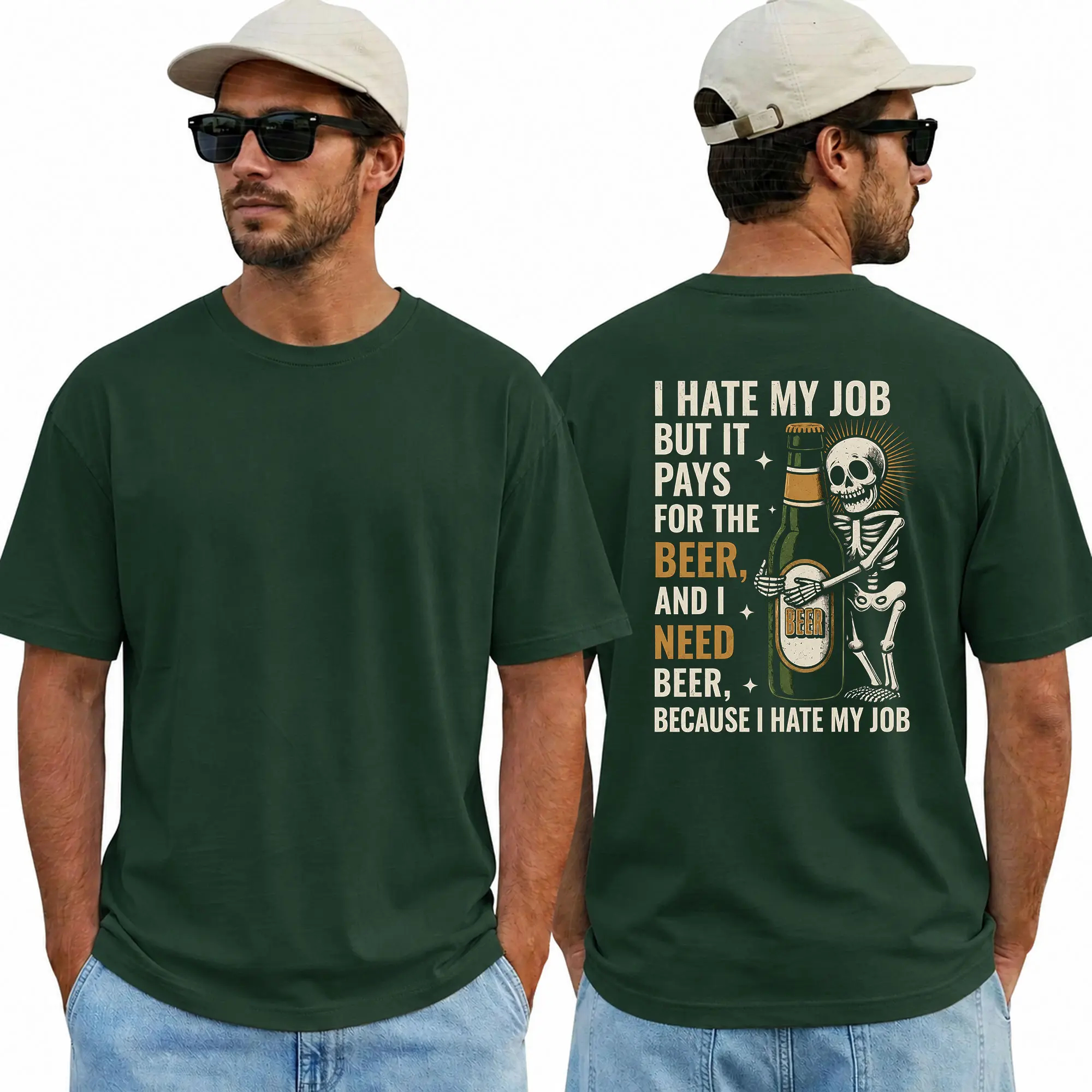 I Hate My Job But It Pays for the Beer T-Shirt
