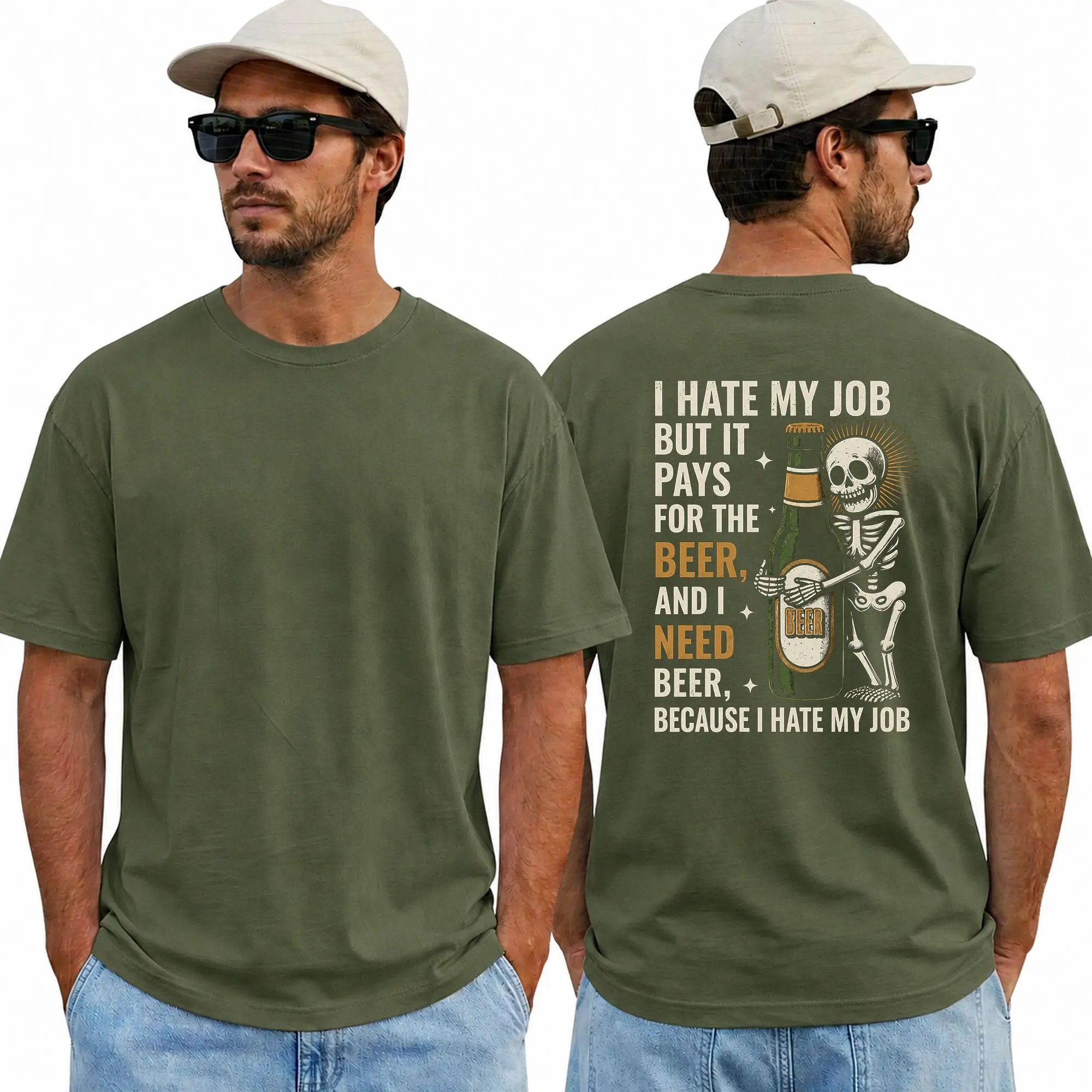I Hate My Job But It Pays for the Beer T-Shirt