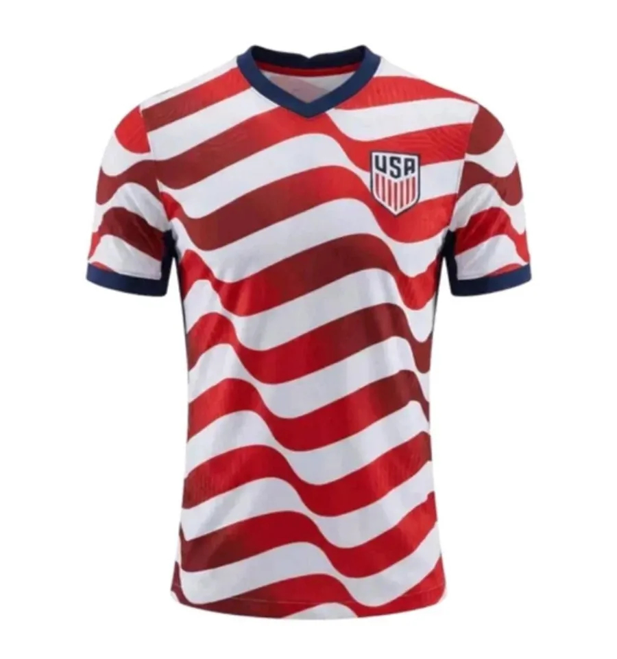 USA Wave Stripe Soccer Jersey 2026 – Unisex Fan Edition