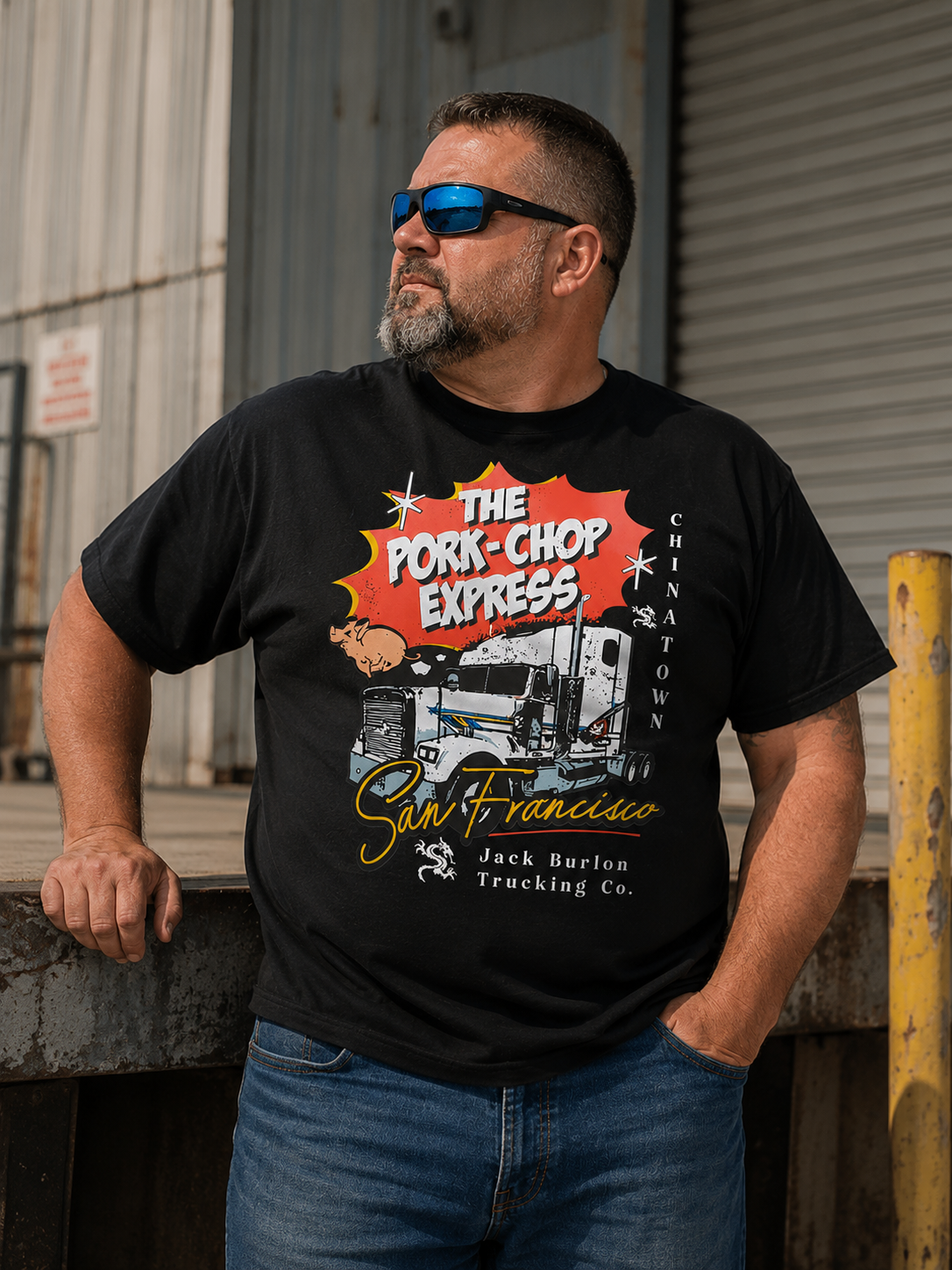 Retro Long Haul Trucker Graphic T-Shirt – Vintage Highway Adventure Tee