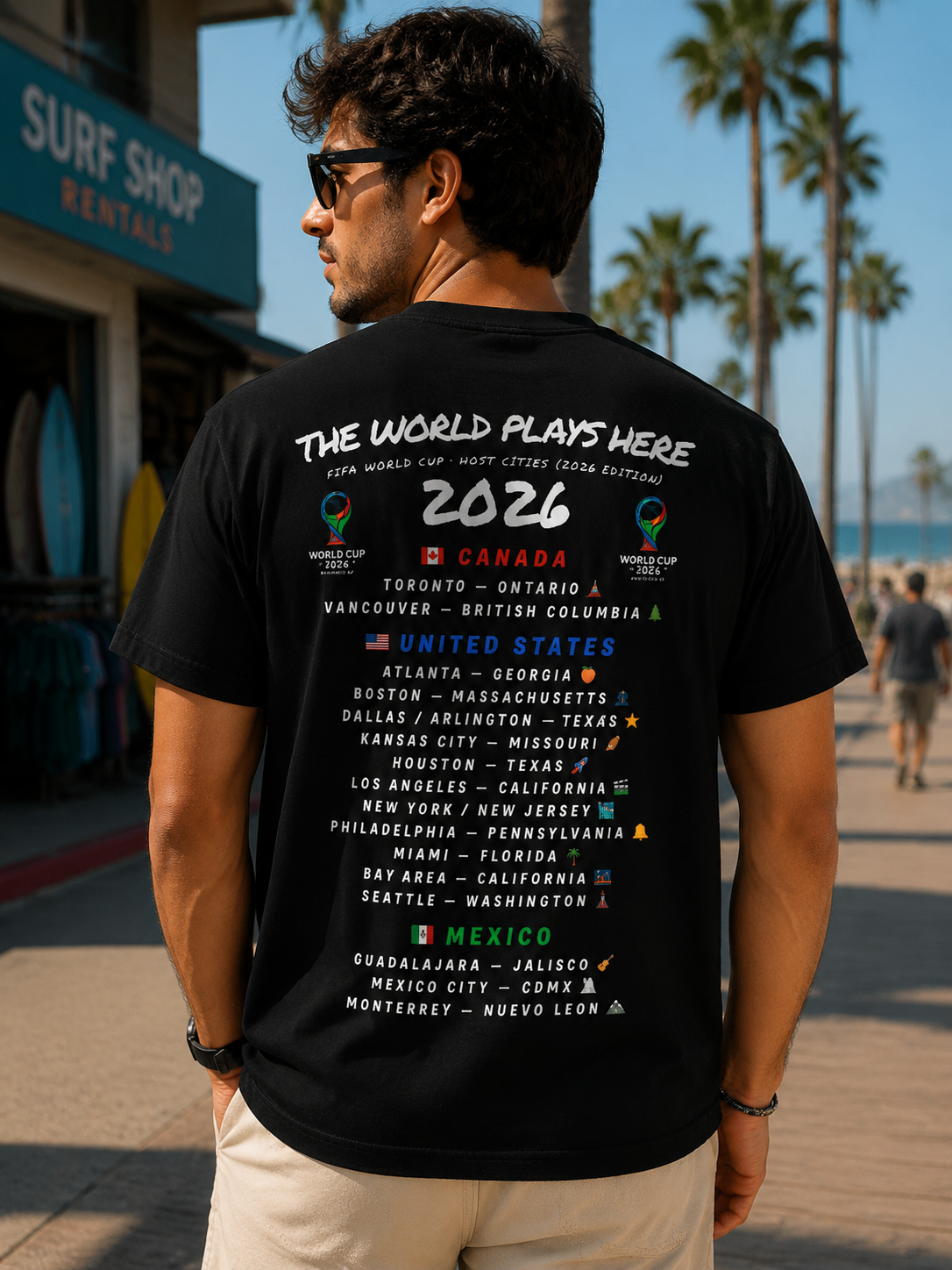 Global Football Festival 2026 Graphic T-Shirt – International Soccer Fan Tee