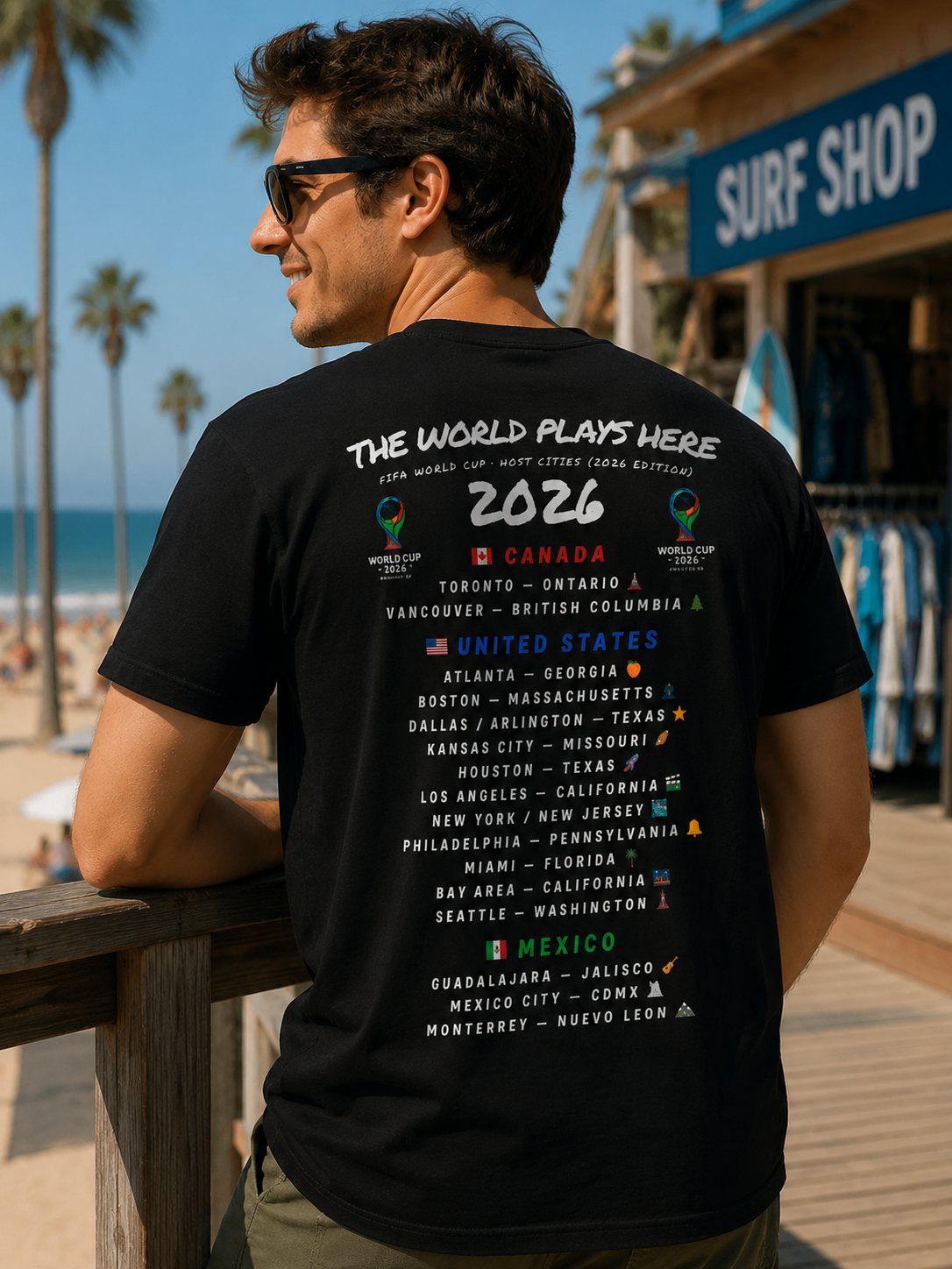 Global Football Festival 2026 Graphic T-Shirt – International Soccer Fan Tee