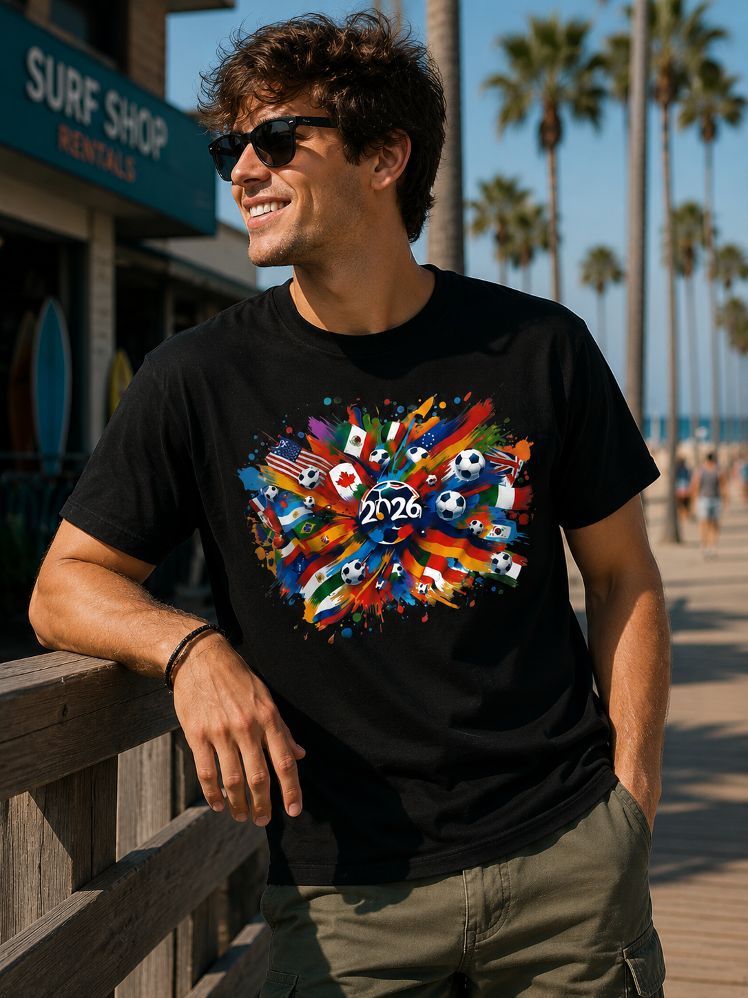 Global Football Festival 2026 Graphic T-Shirt – International Soccer Fan Tee