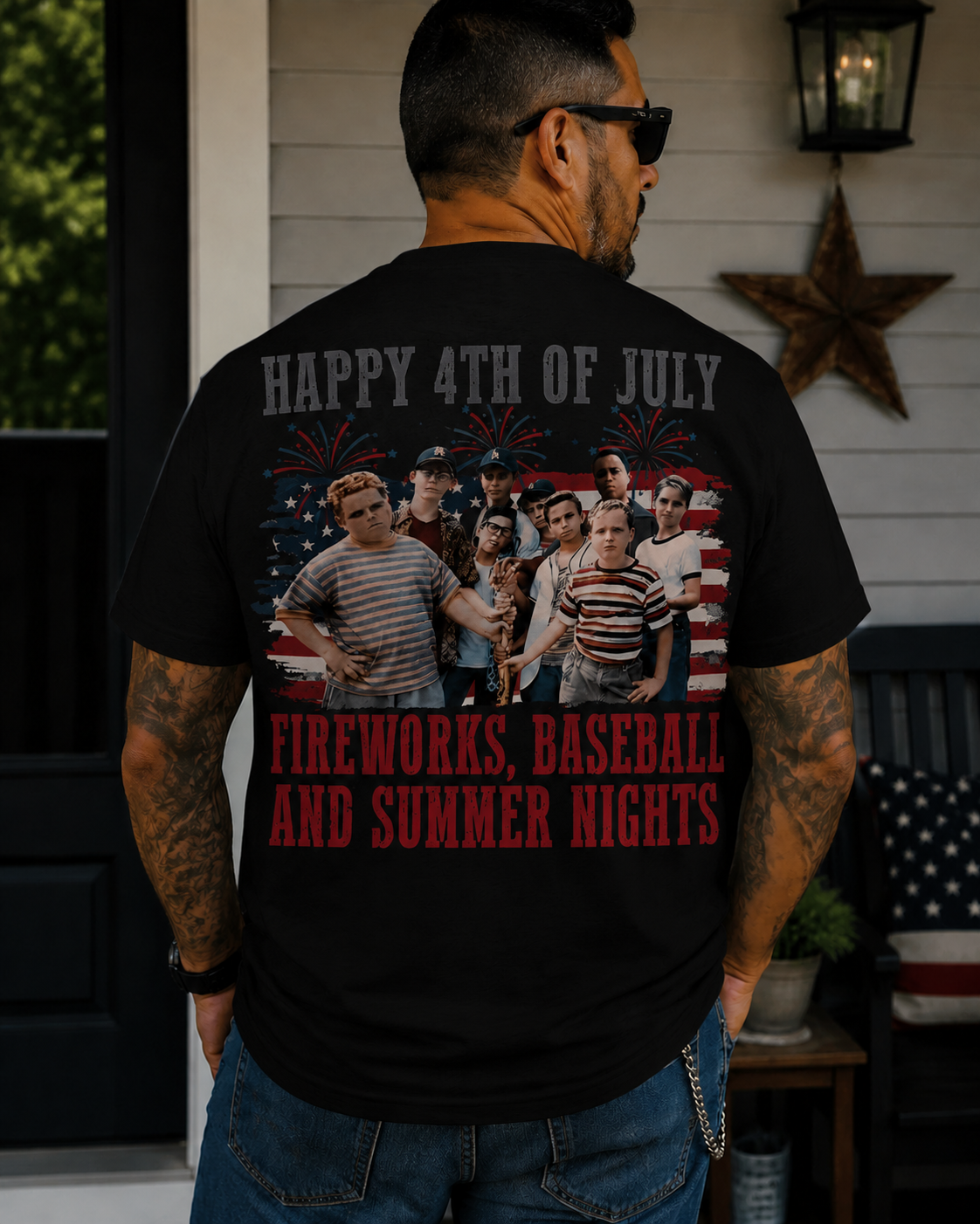 Fireworks, Baseball & Summer Nights Graphic T-Shirt – Vintage Americana Tee