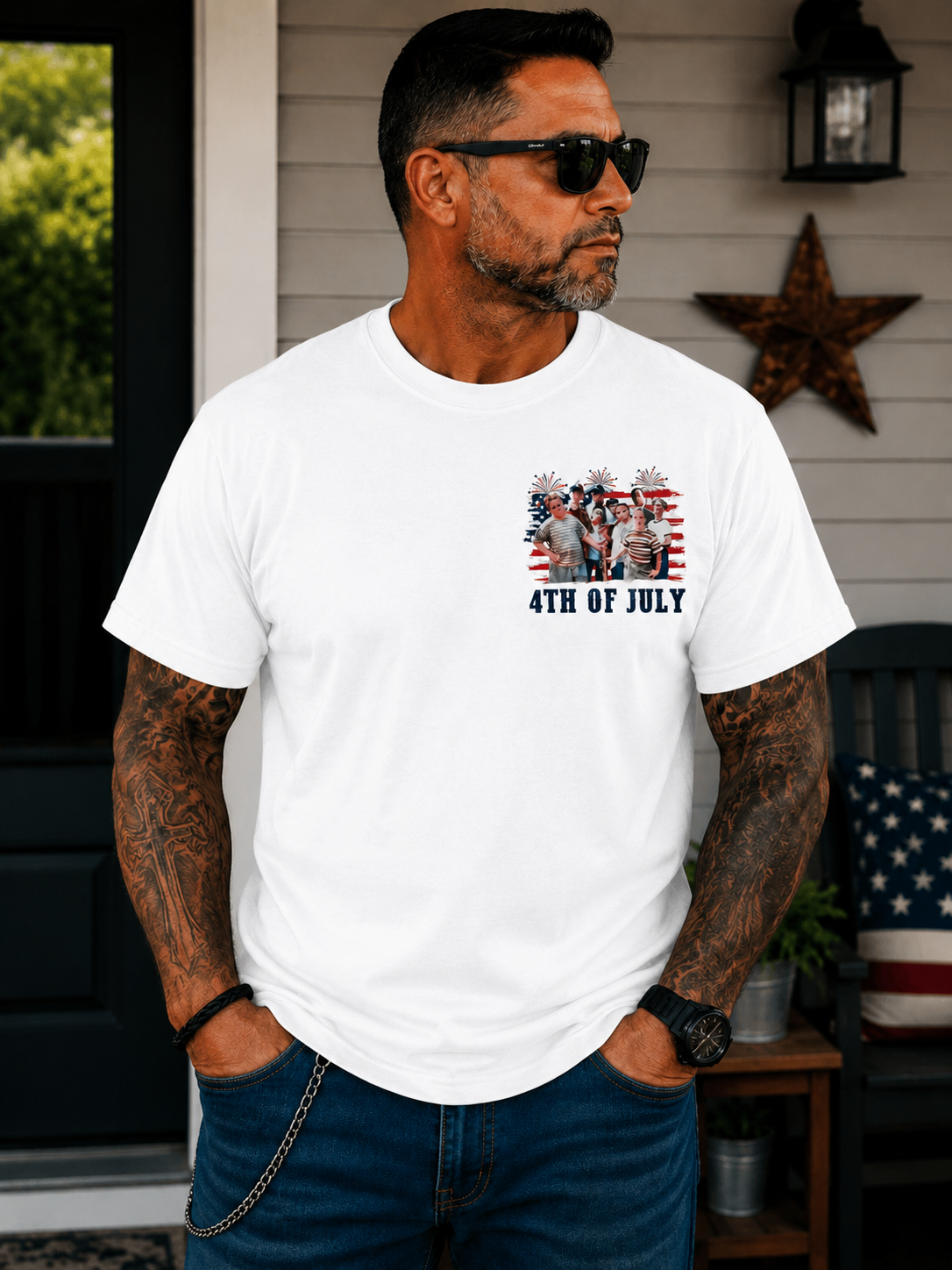 Fireworks, Baseball & Summer Nights Graphic T-Shirt – Vintage Americana Tee