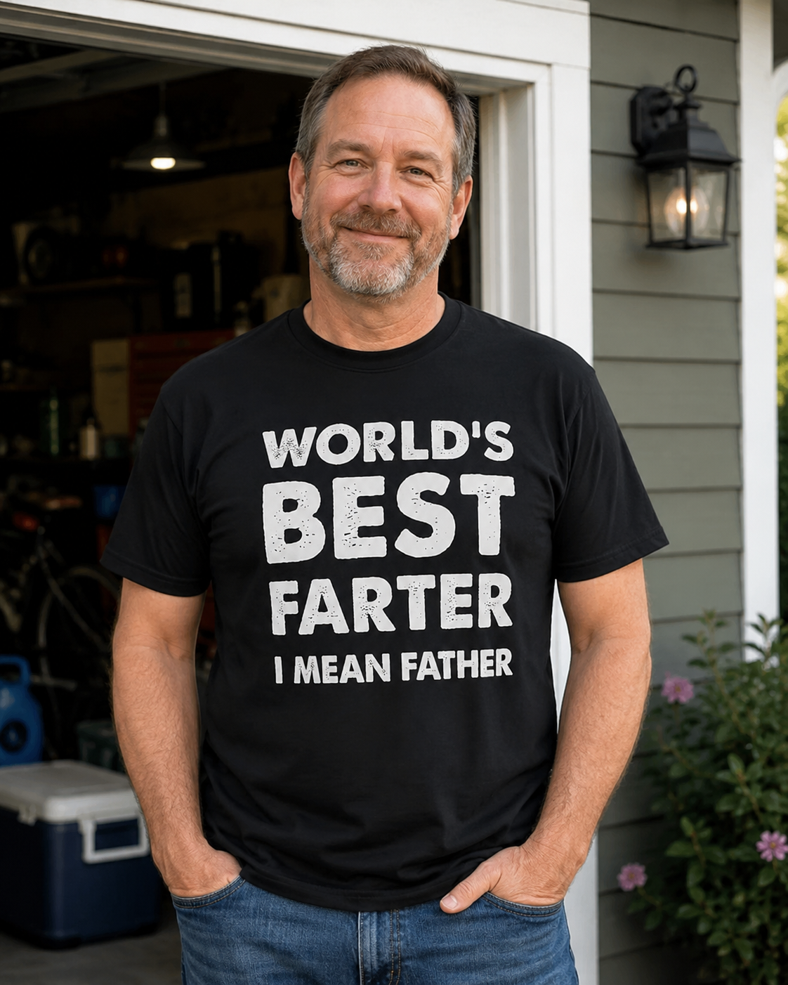 World’s Best Farter Funny Dad Graphic Tee – Hilarious Father’s Day Gift T-Shirt