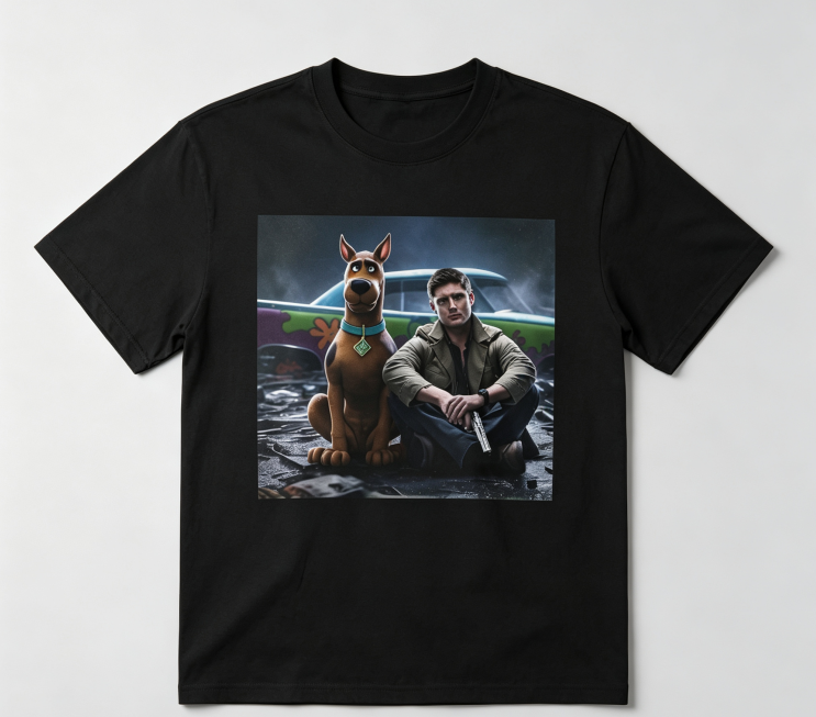 Cartoon Crime Parody Graphic T-Shirt – Vintage Dark Humor Streetwear Tee Inspired by Classic Animation