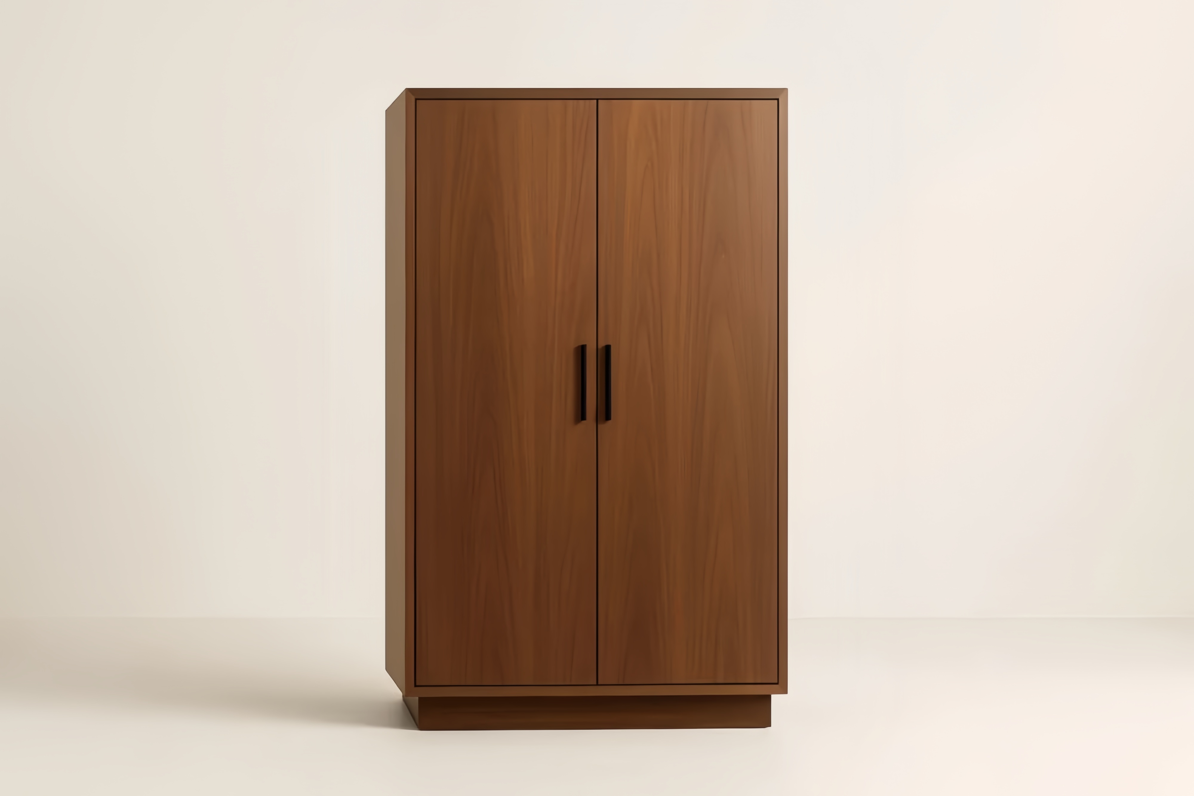 Armadio in Legno a Due Ante Marrone 200x100x50 cm