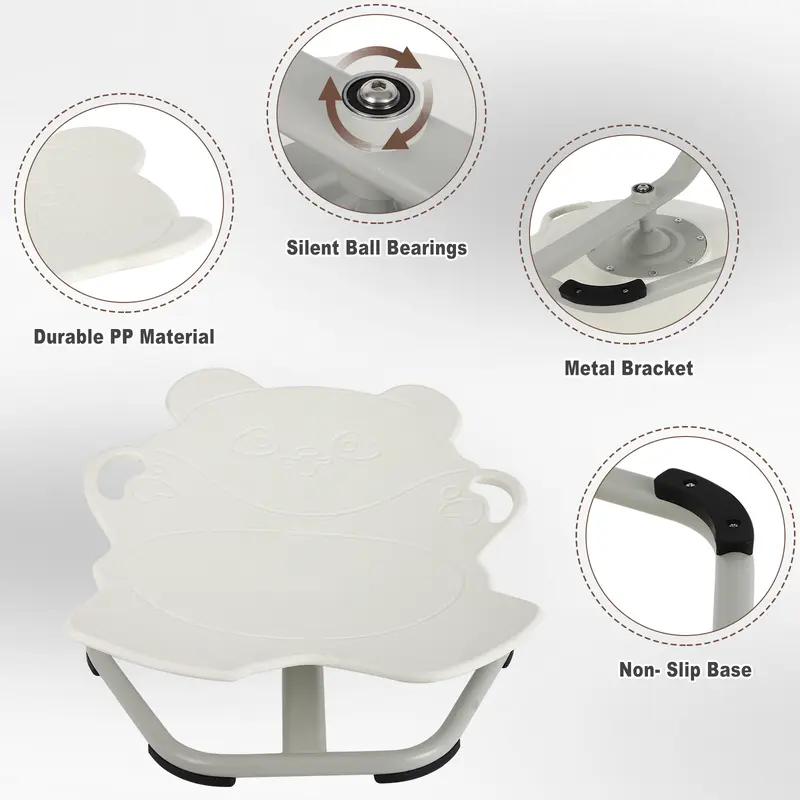 Children's Stress Reduction Toys,Children's Sensory Spinning Toys,Sensory Chair for AutismNon-slip Metal Base,Improve Body Coordination anxiety stress relief toy