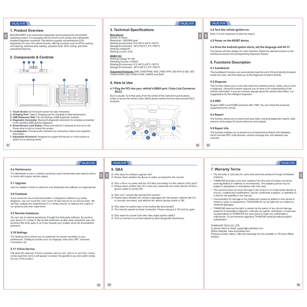 Bi-Directional OBD2 Scanner Diagnostic Tool