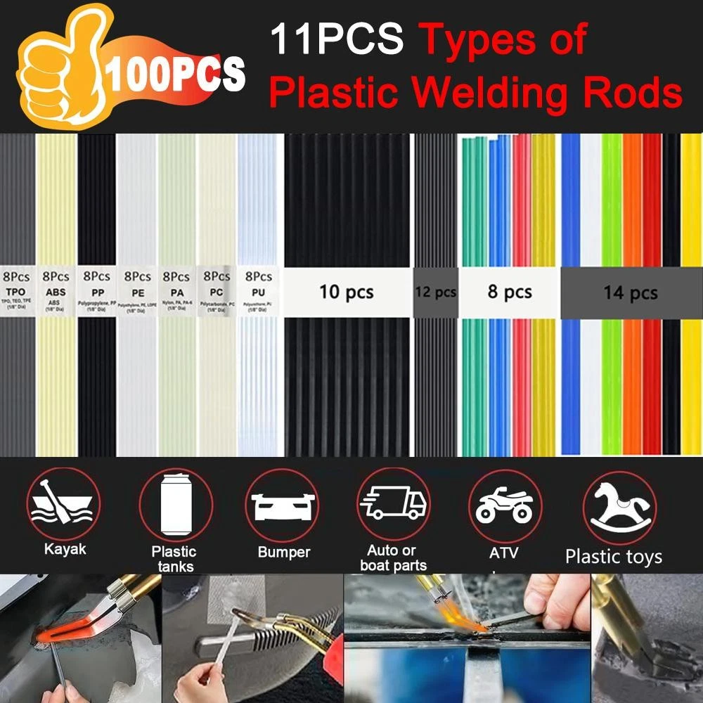 New Industrial-Grade 2-in-1 Plastic Welding Gun