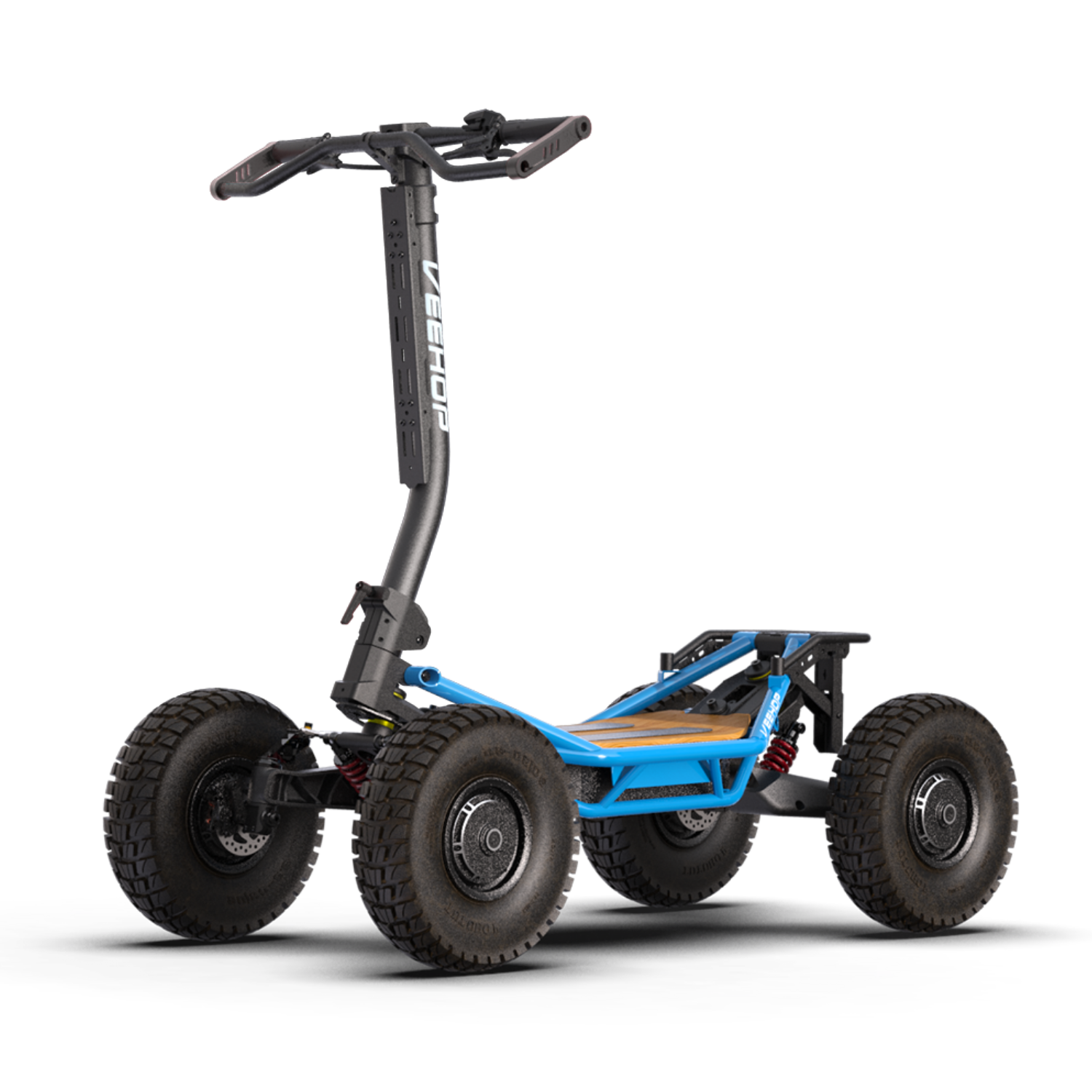 VEEHOP tout terrain à 4 roues motrices avec selle pliable 3200w / 6400w 40ah