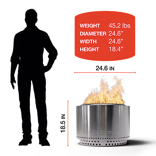 Fire Pit + Stand Bundle