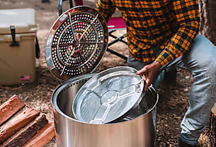 Fire Pit + Stand Bundle