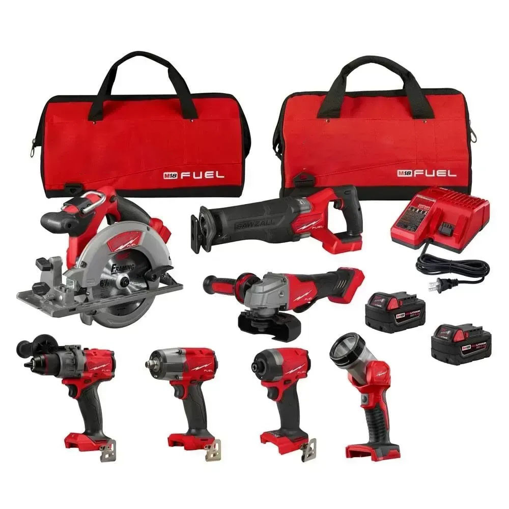 M18 18-Volt Lithium-Ion Cordless Combo Tool Kit