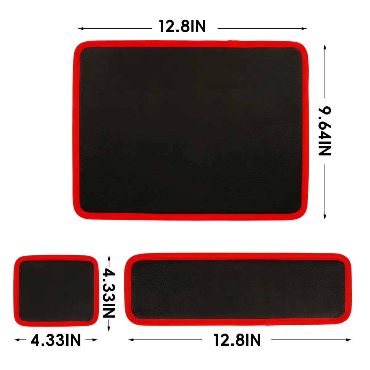 SEESE 3PC Flexible Magnetic Tool Mat & Tray Holder - Magnetic Tool Tray, Flexible Magnetic Mat, PVC & Non-Slip for Garage Workshop, Auto Repair Tools