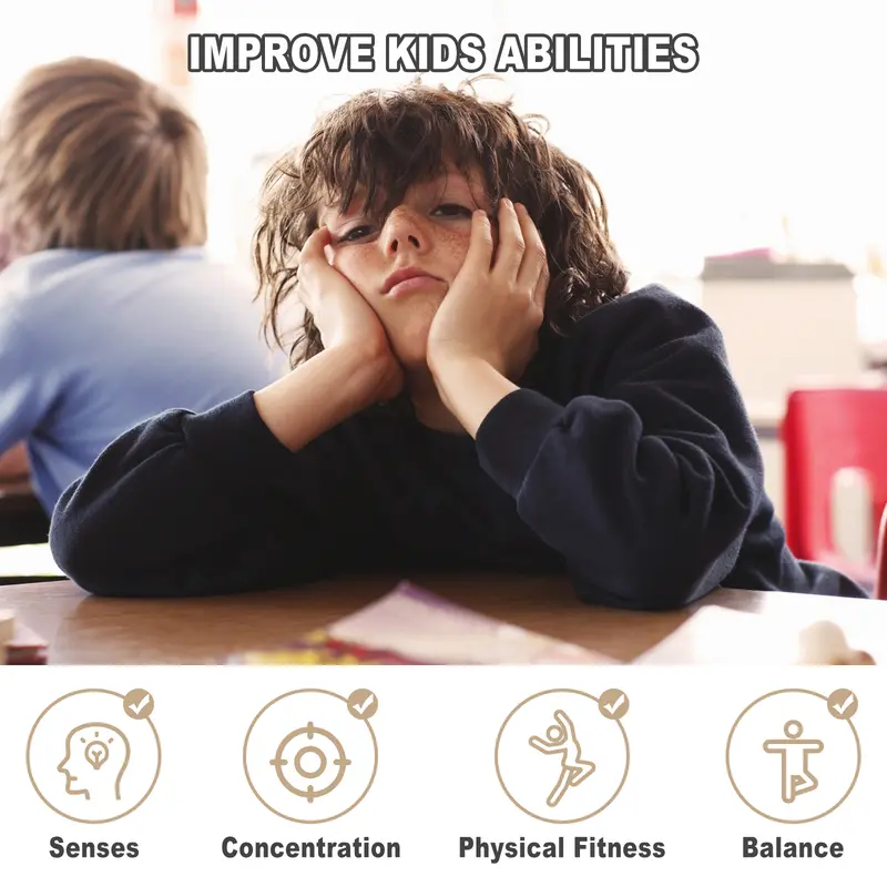 Children's Stress Reduction Toys,Children's Sensory Spinning Toys,Sensory Chair for AutismNon-slip Metal Base,Improve Body Coordination anxiety stress relief toy