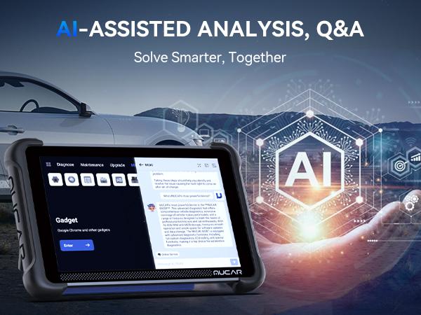 MUCAR AI-Assisted  Automotive OBD2 Scanner Tool Free Lifetime Upgrade, 892BT Full System OBD2 Scanner, Bi-Directional OBD2 Scanner Diagnostic Tool,ECU Coding, 35 Services, FCA Autoauth, CANFD and DoIP