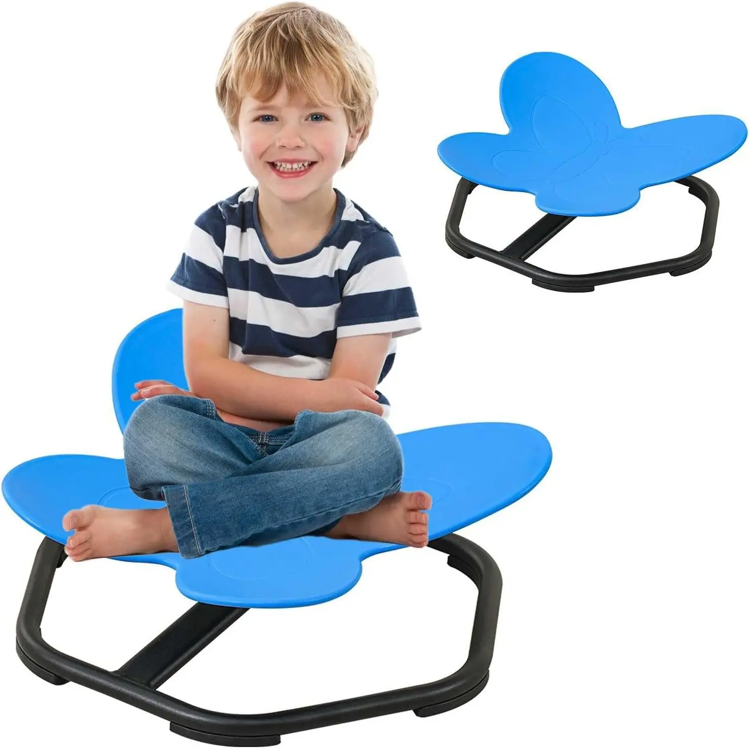 Children's Stress Reduction Toys,Children's Sensory Spinning Toys,Sensory Chair for AutismNon-slip Metal Base,Improve Body Coordination anxiety stress relief toy