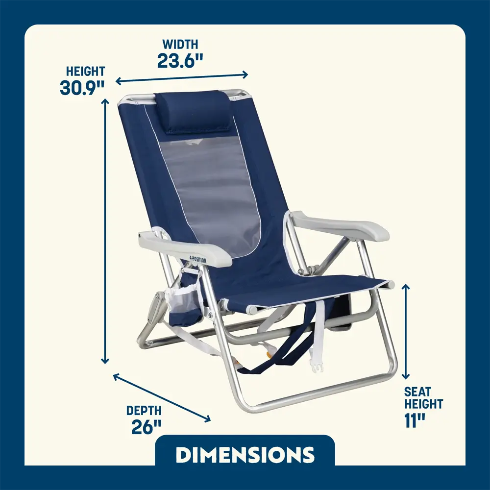 Backpack Beach Chair (Buy 2 Freeshipping)