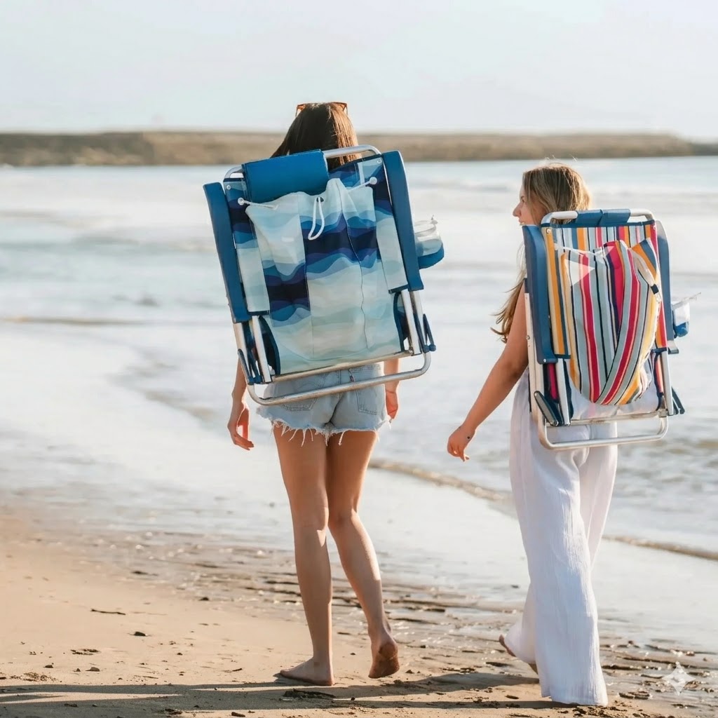 Backpack Beach Chair (Buy 2 Freeshipping)