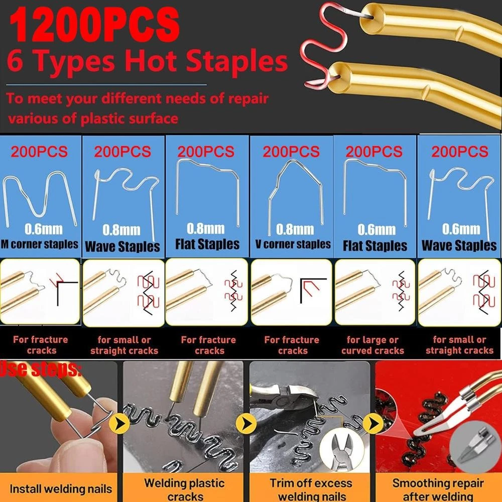 New Industrial-Grade 2-in-1 Plastic Welding Gun