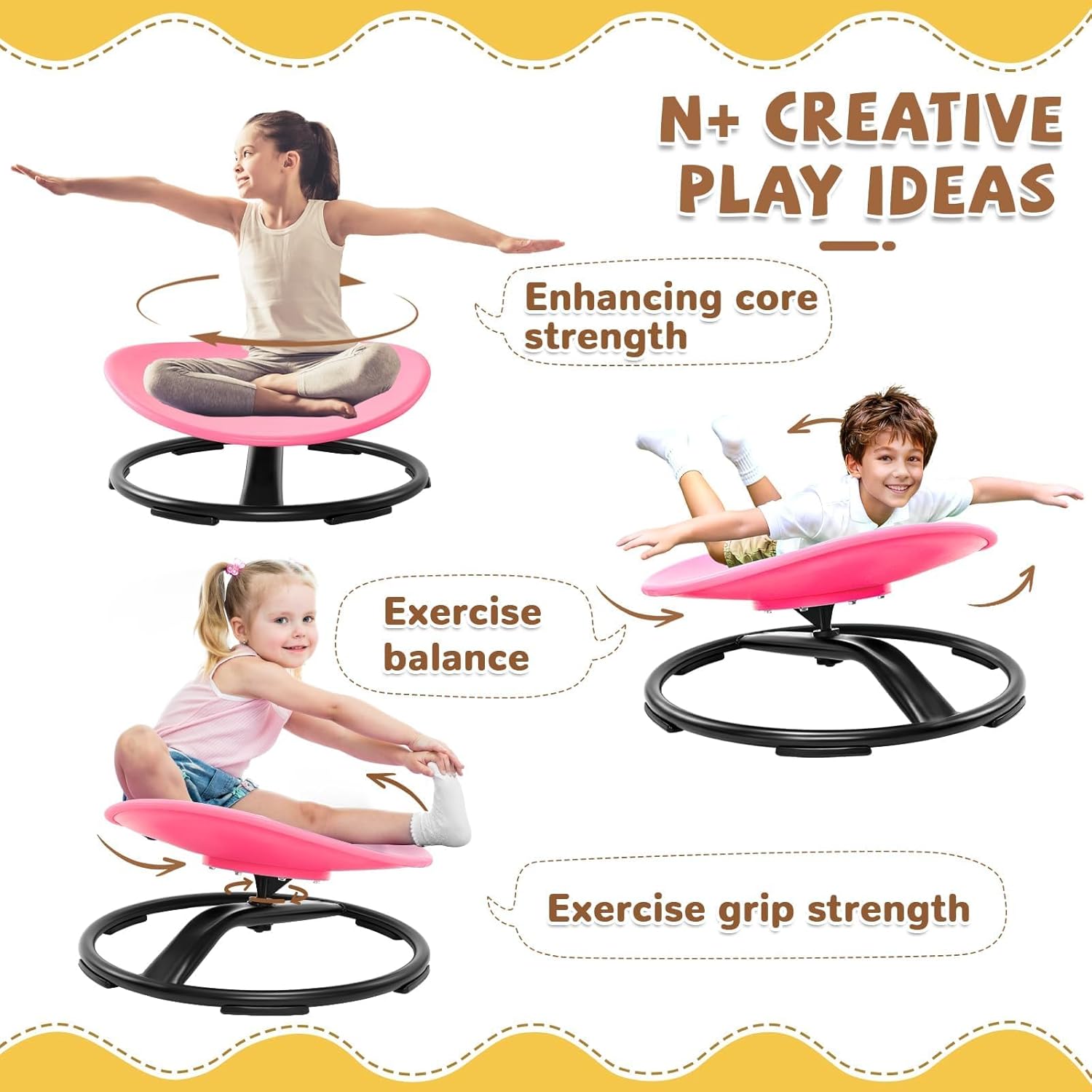  Spinning Chair for Autistic Kids (Ages 3-18)