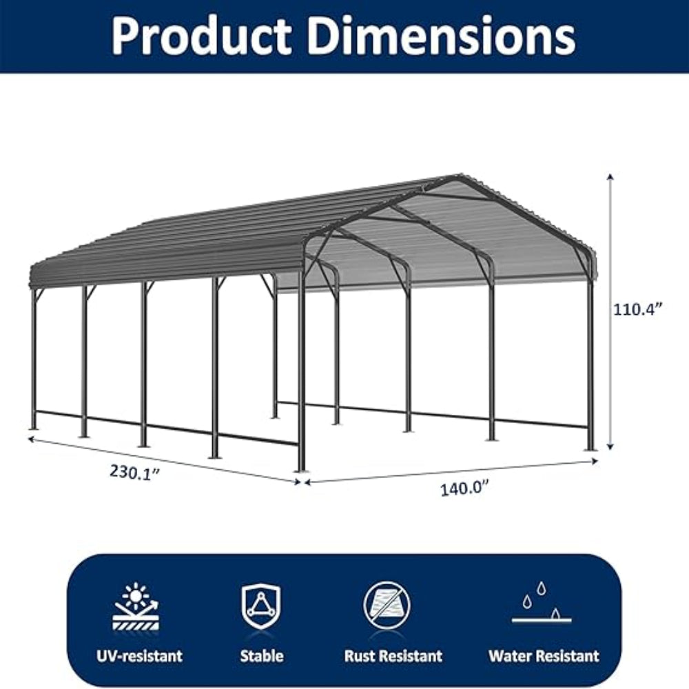 12x20 Carport