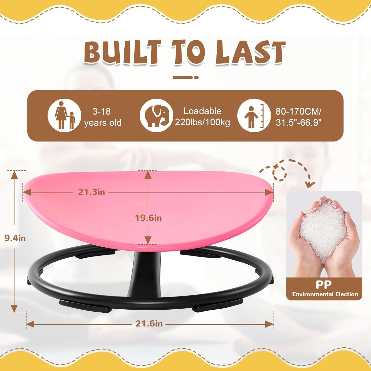  Spinning Chair for Autistic Kids (Ages 3-18)