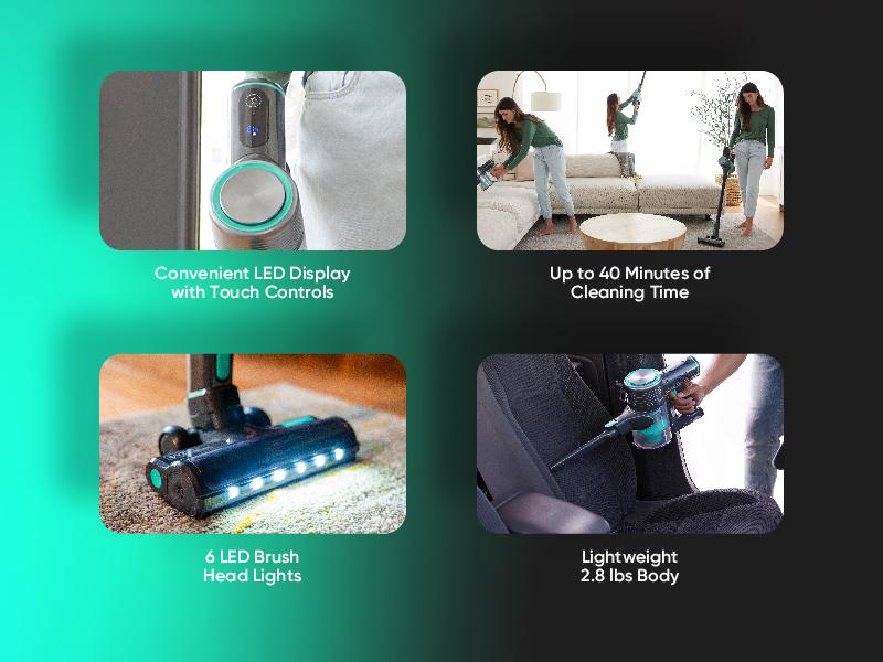 Wyze Cordless Vacuum S &mdash; Lightweight Stick Canister Vac, Rechargeable, Powerful 20,000Pa Suction, Great for Home/Car, Rugs, Hardwood Floors, Carpets