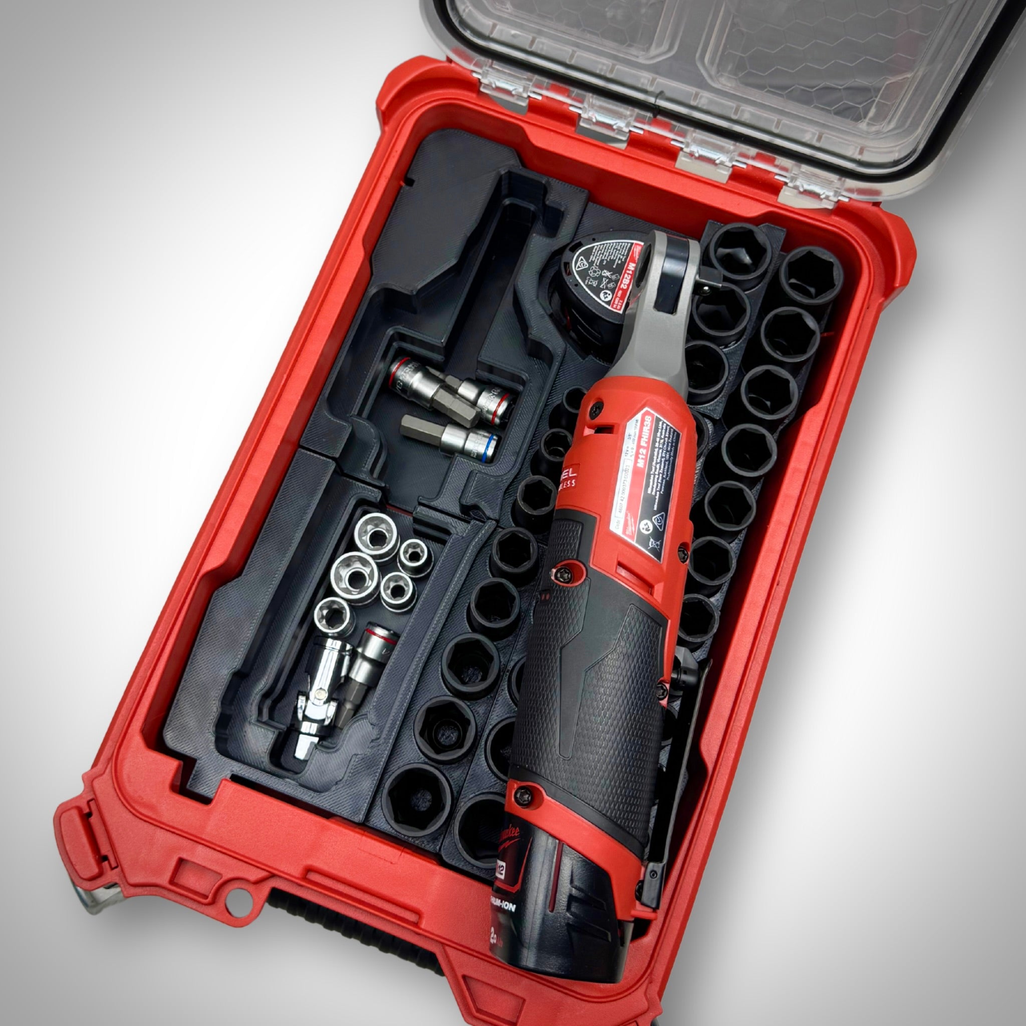 M12 Ratchet & 3/8" Socket Set Insert for Packout™ Compact Organiser
