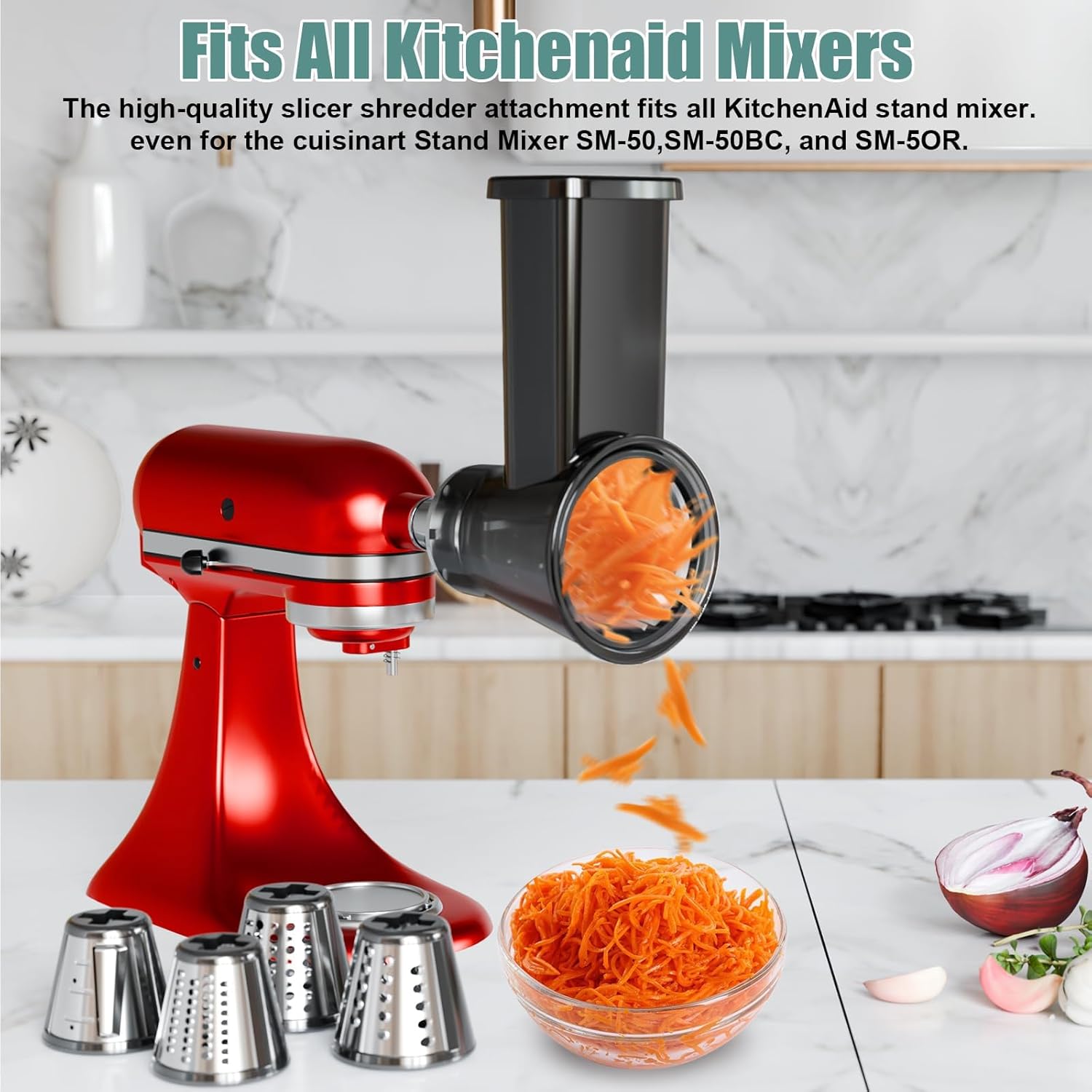 High-Quality Slicer Shredder Attachment for KitchenAid Stand Mixer