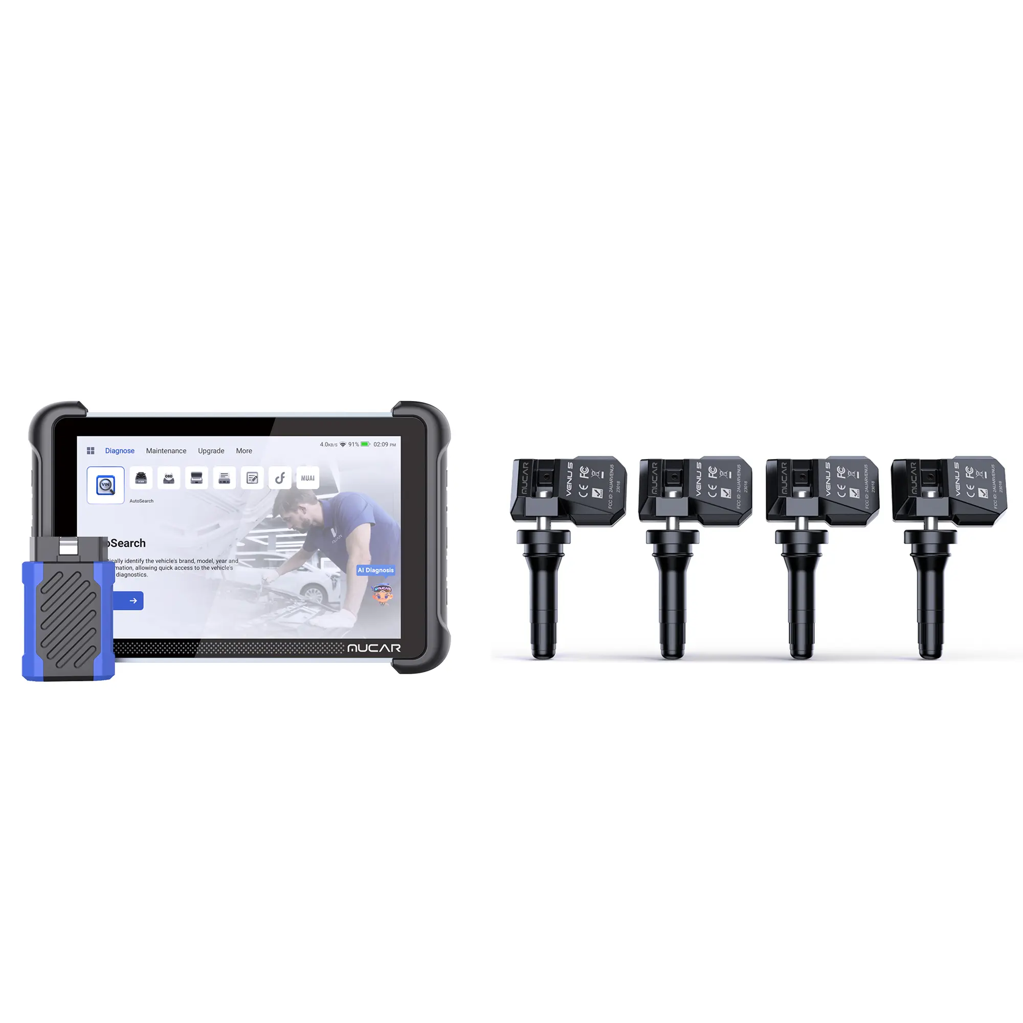 Bi-Directional OBD2 Scanner Diagnostic Tool