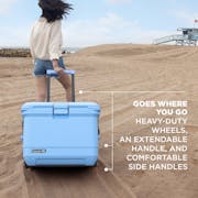 55-Quart Wheeled Hard Cooler