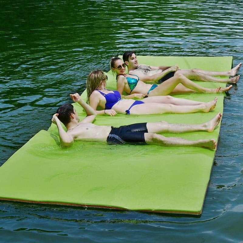 12' x 6' 3 Layer Tear-Resistant XPE Foam Floating Water Pad