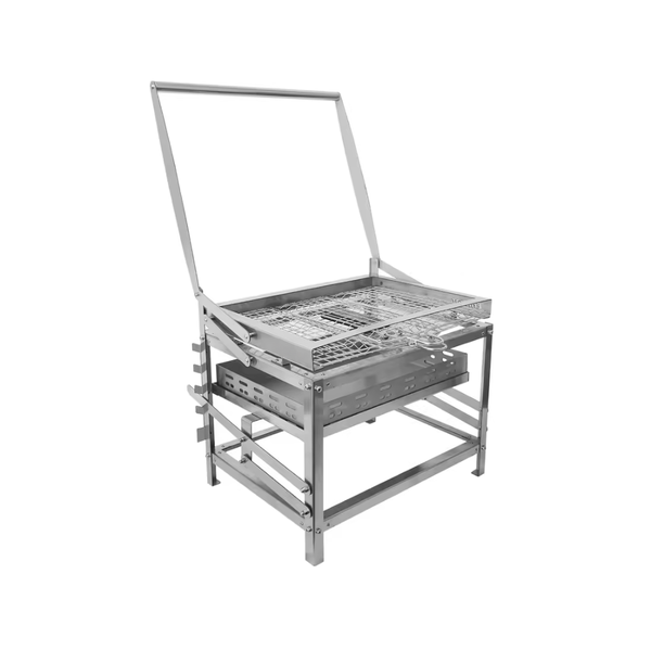 Adjustable Charcoal Rotating Grill