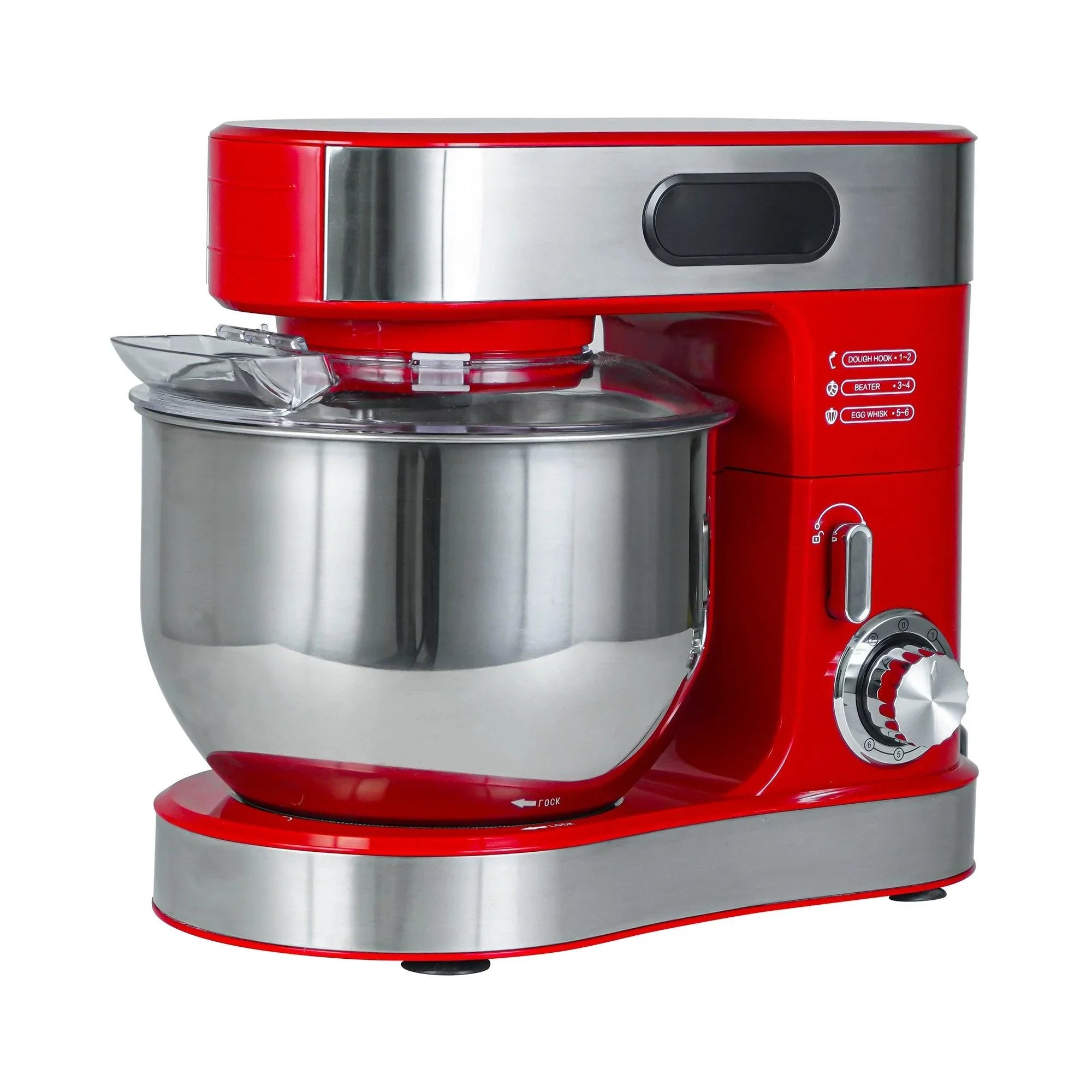 Kitchen Stand Mixer with Mixing Bowl, Dough Hook, Egg Whisk & Mixing Blade