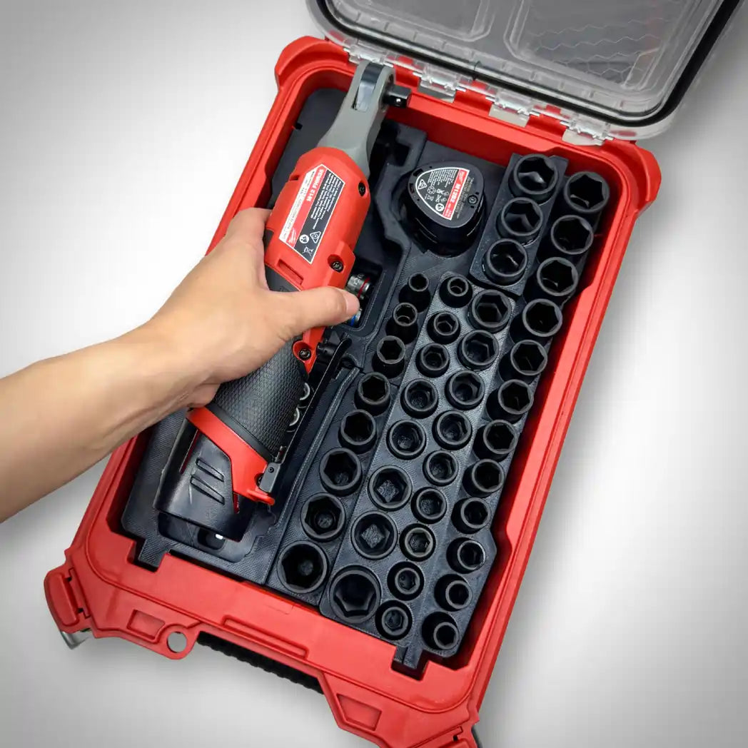 M12 Ratchet & 3/8" Socket Set Insert for Packout™ Compact Organiser