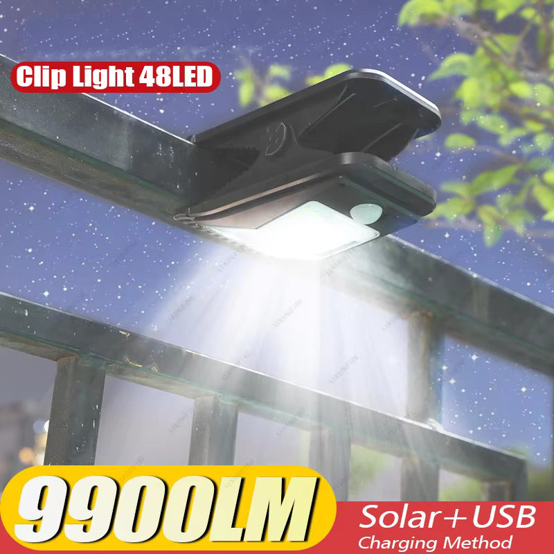 Outdoor Solar Lights Clip Light