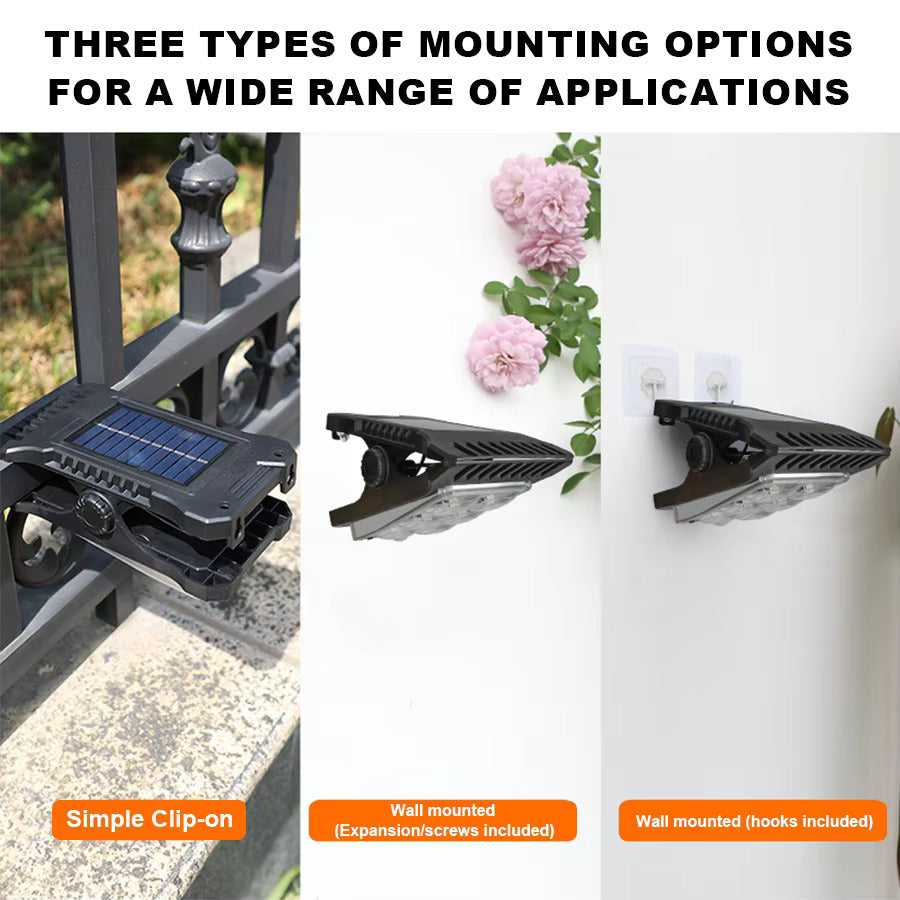 Outdoor Solar Lights Clip Light