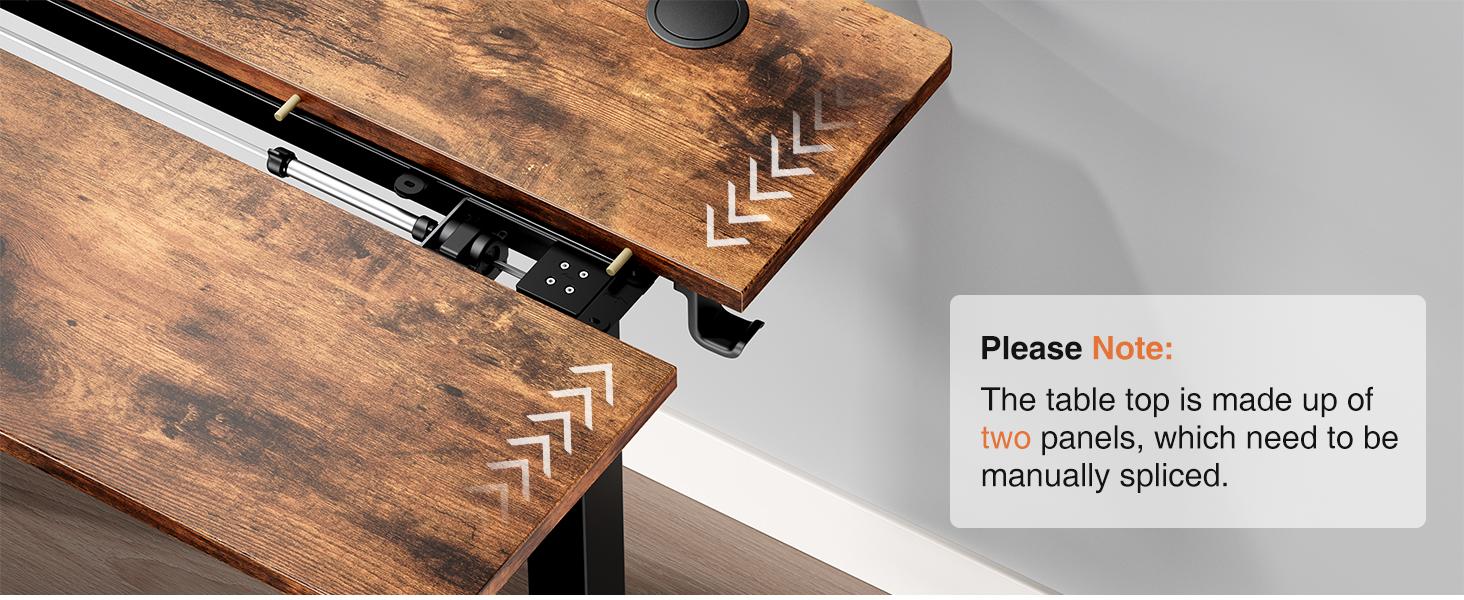 Sweet Furniture Electric Height Adjustable Standing Desk ,Modern Adjust table Sit to Stand Desk Computer Ergonomic Computer Workstation Gifts