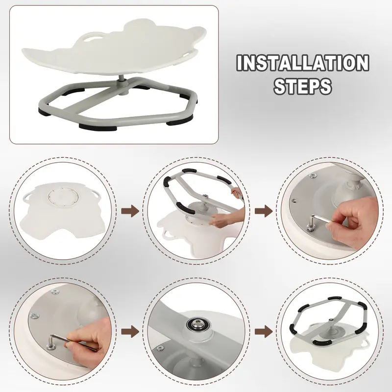 Children's Stress Reduction Toys,Children's Sensory Spinning Toys,Sensory Chair for AutismNon-slip Metal Base,Improve Body Coordination anxiety stress relief toy