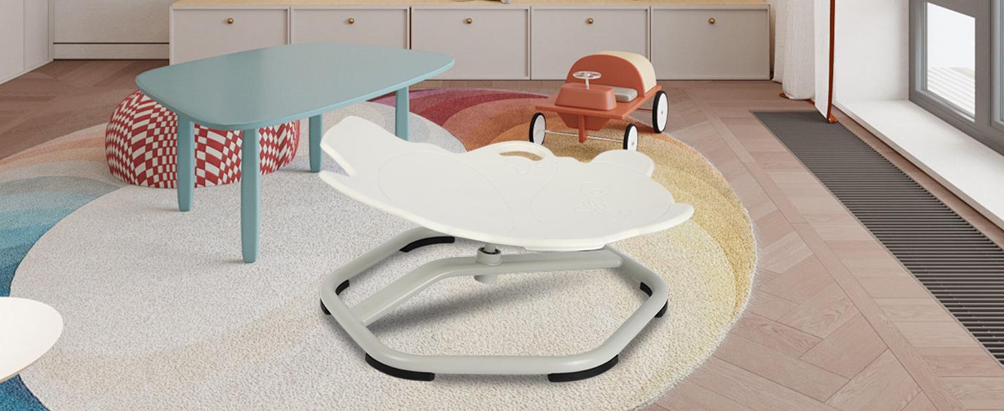 Children's Stress Reduction Toys,Children's Sensory Spinning Toys,Sensory Chair for AutismNon-slip Metal Base,Improve Body Coordination anxiety stress relief toy