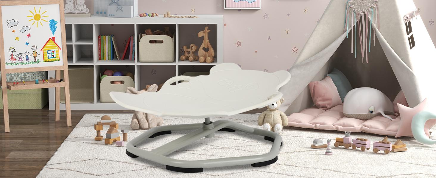 Children's Stress Reduction Toys,Children's Sensory Spinning Toys,Sensory Chair for AutismNon-slip Metal Base,Improve Body Coordination anxiety stress relief toy