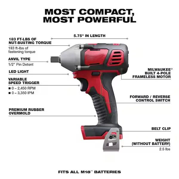 M18 18-Volt Lithium-Ion Cordless Combo Tool Kit