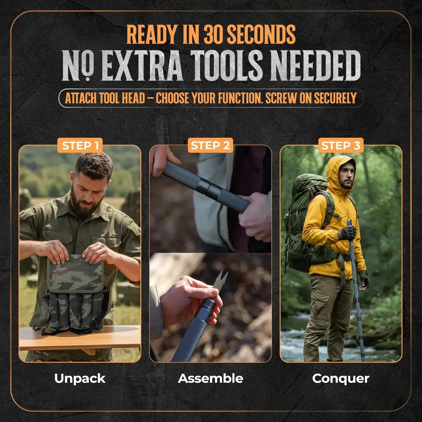 Pro Tactical Trekking Kit (5 Products Included)