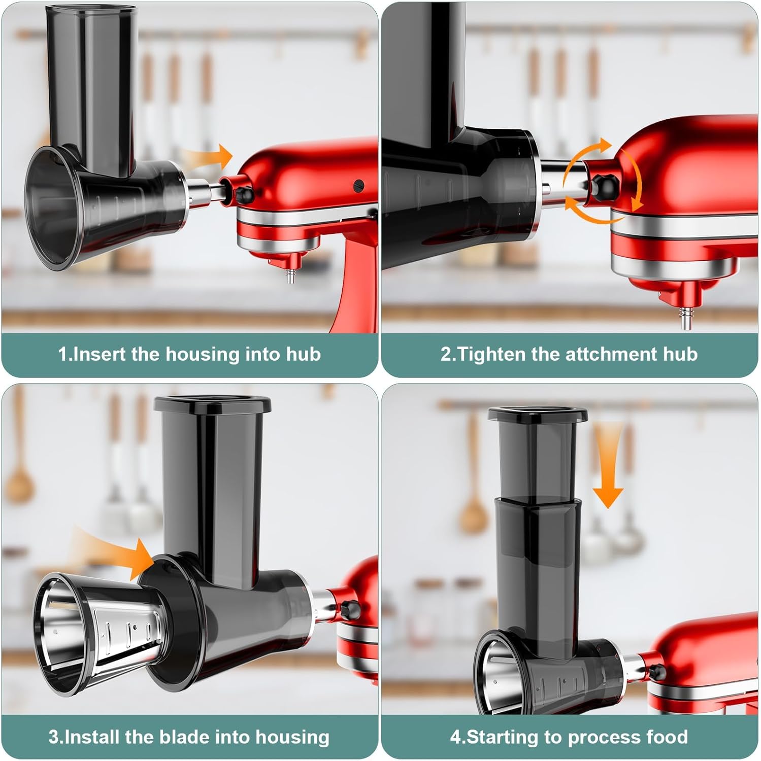 High-Quality Slicer Shredder Attachment for KitchenAid Stand Mixer